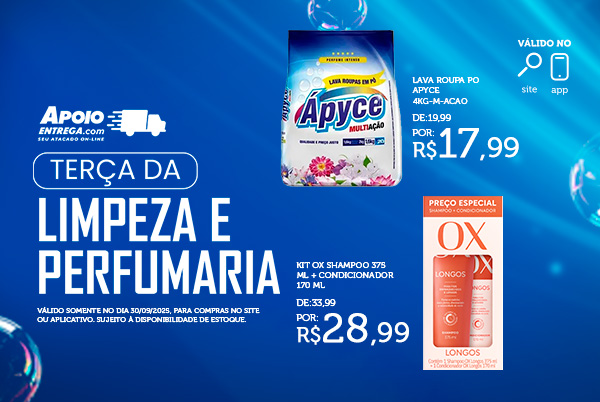 Terça da Limpeza e Perfumaria